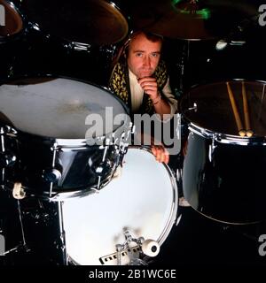 Phil Collins von Genesis 1984 Stockfoto