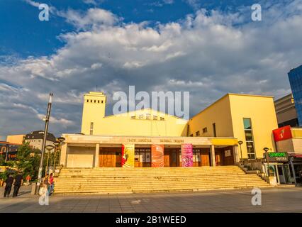 Nationaltheater Pristina Stockfoto