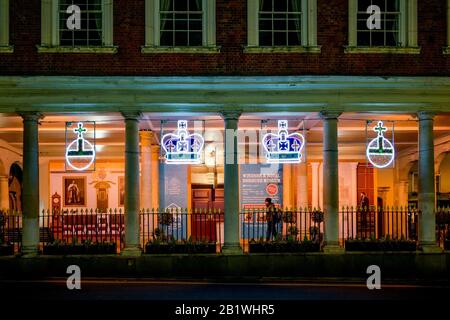 Windsor and Royal Borough Museum, Night, Windsor, Berkshire, England, Großbritannien Stockfoto