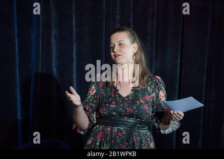 Sitzung zur Reform der französischen Renten durch den politischen Teil Frankreichs Insoumise Stockfoto