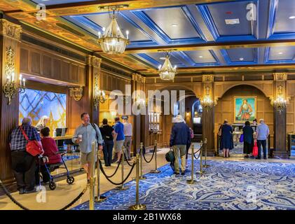 Lobby des Hotels Frontenac in Quebec City Stockfoto