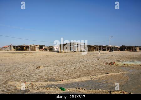 Traditionelles Dorf Wayuu, Cabo de la Vela, Guajira, Kolumbien Stockfoto