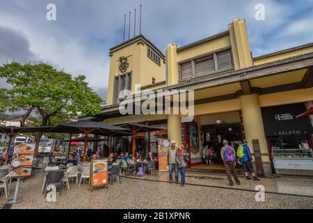 Markthalle 'Mercado dos Lavradores', Funchal, Madeira, Portugal Stockfoto