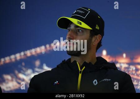 Barzellona (Spanien, Italien. Februar 2020. Barcellona (spanien), Italien, 26. Februar 2020, Ricciardo während - Credit: LM/Alessio De Marco Credit: Alessio De Marco/LPS/ZUMA Wire/Alamy Live News Stockfoto