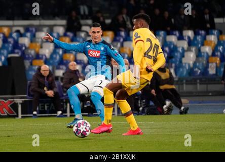 Neapel, Italien. Februar 2020. Napoli, Italien, 25. Februar 2020, Jose während - Credit: LM/Marco Iorio Credit: Marco Iorio/LPS/ZUMA Wire/Alamy Live News Stockfoto