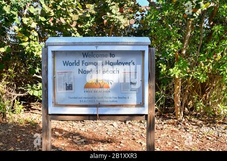 Miami, Haulover's Naturist Park, Fl Stockfoto