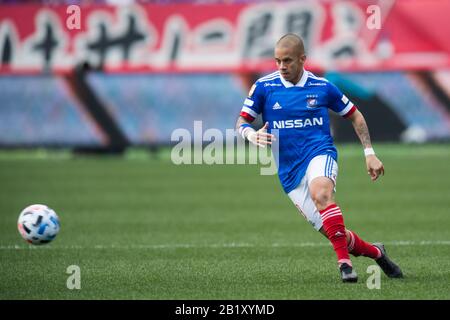 Marcos Junior von Yokohama F Marinos beim J1 League Match 2020 zwischen Yokohama F Marinos und Gamba Osaka im Nissan-Stadion in Kanagawa, Japan am 23. Februar 2020. Credit: AFLO/Alamy Live News Stockfoto