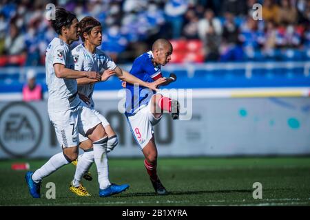 Marcos Junior von Yokohama F Marinos beim J1 League Match 2020 zwischen Yokohama F Marinos und Gamba Osaka im Nissan-Stadion in Kanagawa, Japan am 23. Februar 2020. Credit: AFLO/Alamy Live News Stockfoto