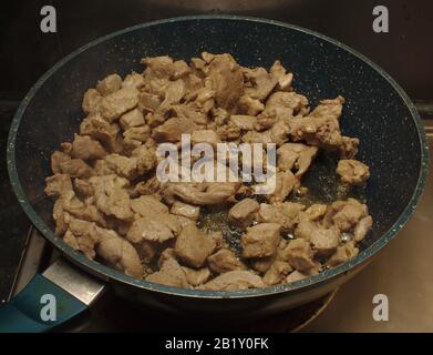 Truthahn-Oberschenkel-Curry Stockfoto