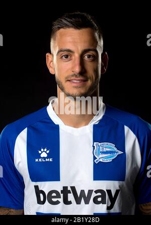 Fußball Spanien - La Liga Santander 2019-2020 / ( Deportivo Alaves ) - José Luis Sanmartin Mato ' Joselu ' Stockfoto