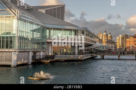Bilder der Stadt Kingston upon Hull in Yorkshire UK Princes Quay Stockfoto