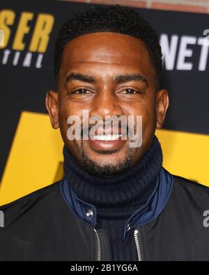 Westwood, Vereinigte Staaten. Februar 2020. Westwood, LOS ANGELES, KALIFORNIEN, USA - 27. FEBRUAR: Bill Bellamy kommt bei der Premiere Von Netflix 'Spenser Confidential' am 27. Februar 2020 im Regency Village Theatre in Westwood, Los Angeles, Kalifornien, USA, an. ( Credit: Image Press Agency/Alamy Live News Stockfoto