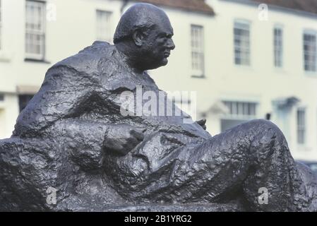 Sir Winston Churchill Statue, Westerham, Kent. England. UK Stockfoto