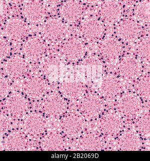 Rosa Mosaik nahtloses Vektormuster Stock Vektor