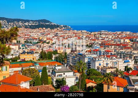 Fürstbistum Monaco. Wunderschöner Panoramablick auf Monaco Stockfoto
