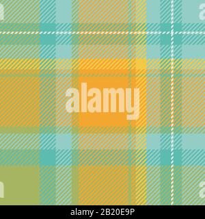 Tartan Schottland nahtlose karierte Muster Vektor. Retro Hintergrund Stoff. Vintage Farben prüfen Square geometrische Textur für Textildruck, Geschenkpapier Stock Vektor