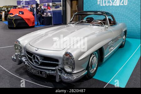 Eine Mercedes 300SL Convertable Classic Car Show London 2020 Stockfoto