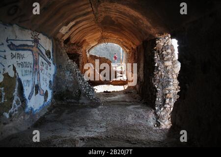 Sorrento - Bagni della Regina Giovanna Stockfoto