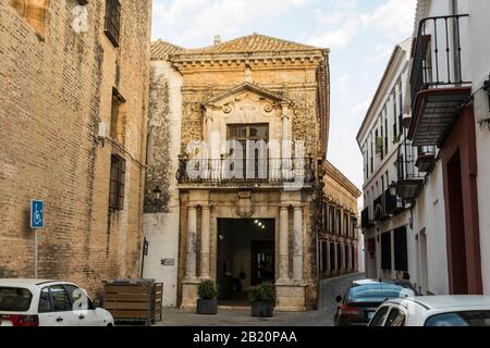 Carmona, Spanien. Die Iglesia de Santa Maria (Marienkirche) in dieser Stadt in Andalucia in der Provinz Sevilla Stockfoto