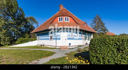 Villa Karusel, Residenz von Asta Nielsen, Vitte, Insel Hiddensee, Mecklenburg-Vorpommern, Deutschland Stockfoto