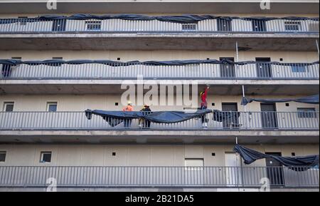 Mendoza, ARGENTINIEN, 26. Mai 2017. Gebäudekonstruktion, Procrear proyect, 6 sección von Mendoza City, MENDOZA. Foto: Axel Lloret www.allofotografia.c Stockfoto