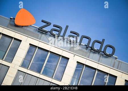 Zalando, Muehlenstrasse, Friedrichshain, Berlin, Deutschland Stockfoto