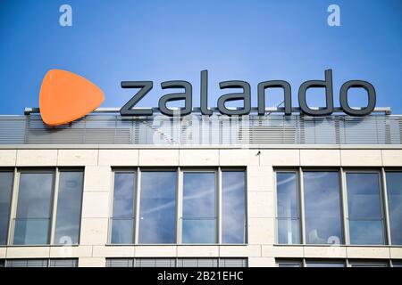 Zalando, Muehlenstrasse, Friedrichshain, Berlin, Deutschland Stockfoto