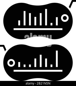 Anderes schwarzes Symbol, Konzeptabbildung, Vektor-Flachsymbol, Glyph-Zeichen. Stock Vektor