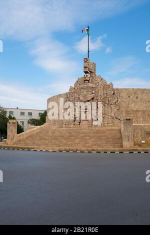 Denkmal für das Vaterland (1956) des kolumbianischen Bildhauers Romulo Rozo Pena in Paseo De Montejo, Merida, Mexiko Stockfoto