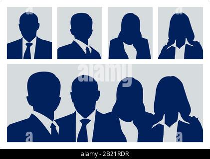 Platzhaltersatz Für Business People Picture Stock Vektor