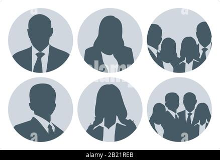 Platzhaltersatz Für Business People Picture Stock Vektor