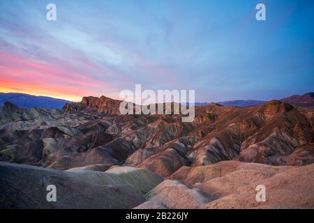 Todestal zabriskie Point Stockfoto