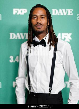 Los Angeles, CA - 27. Februar 2020: Gata besucht die Premiere von FXX's "Dave" bei Directors Guild Of America Stockfoto