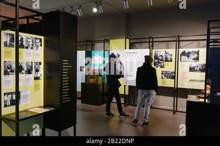 Ausstellung, Gedenkstätte Deutscher Widerstand, Stauffenbergstraße, Tiergarten, Mitte, Berlin, Deutschland Stockfoto