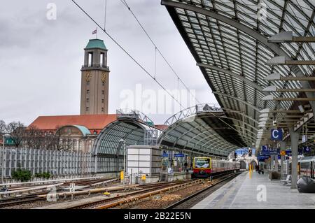 Bahnhof Spandau, Berlin, Deutschland Stockfoto