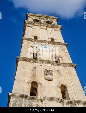 Turm der Nikolaikirche Stockfoto