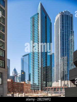 505 McClurg in der Streeterville Nachbarschaft Stockfoto