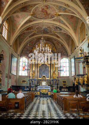 Kirche der Hl. Barbara, Krakau Stockfoto