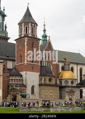 Sigismunds Kapelle, Wawel Schloss, Krakau Stockfoto