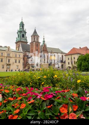 Wawel Kathedrale, Krakau Stockfoto