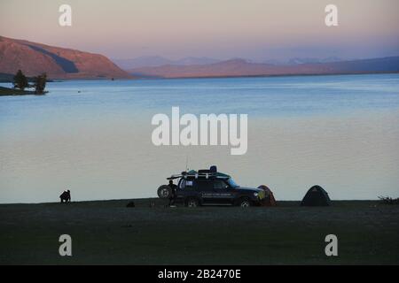 Westliche mongolische Wildnatur Stockfoto