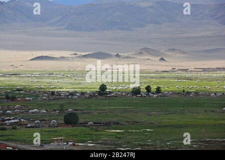 Westliche mongolische Wildnatur Stockfoto