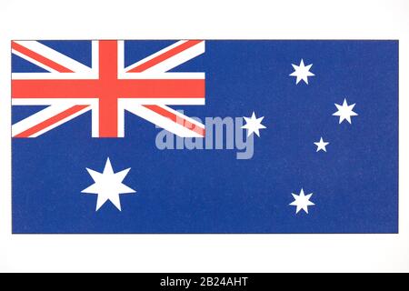 Nationalflagge von Australien. Stockfoto