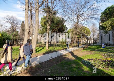 Istanbul/Türkei   19.01.2017: Blick auf Sehzade-Moschee, Fatih, Istanbul, Türkei. Stockfoto