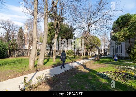 Istanbul/Türkei   19.01.2017: Blick auf Sehzade-Moschee, Fatih, Istanbul, Türkei. Stockfoto