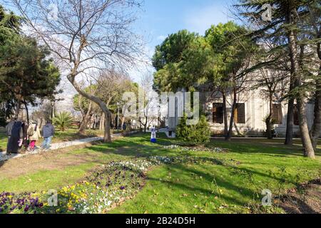 Istanbul/Türkei   19.01.2017: Blick auf Sehzade-Moschee, Fatih, Istanbul, Türkei. Stockfoto