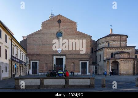 Padova, ITALIEN - 28. Dezember 2016 - Piazza del Duomo in Padova Stockfoto