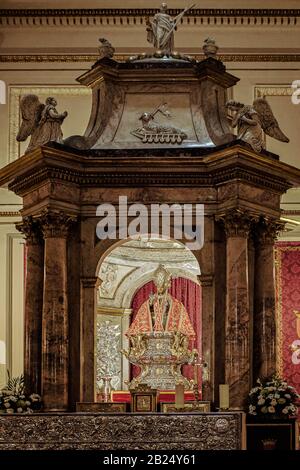 Kapelle San Fermin in der Kirche San Lorenzo, Stadt Pamplona, Navarra, Spanien, Europa Stockfoto