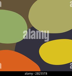 Abstrakt bunter Hintergrund digitale Malerei Kunstillustration Stockfoto