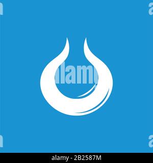 Abstrakte Wassertropfen Kreis frische Symbol logo Stock Vektor